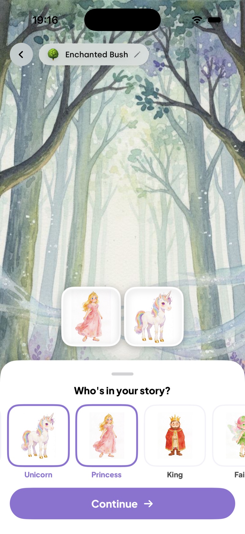 StorySafari guided adventure app screen 3