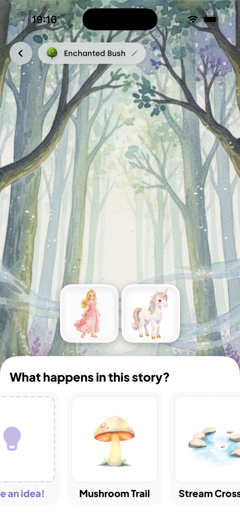 StorySafari guided adventure app screen 4