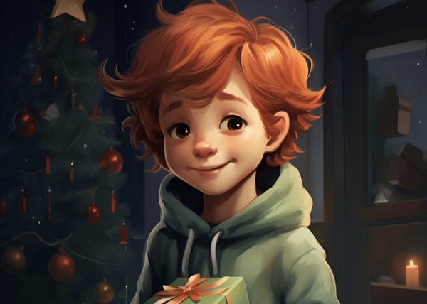 Cover illustration for Bobby's Christmas Miracle