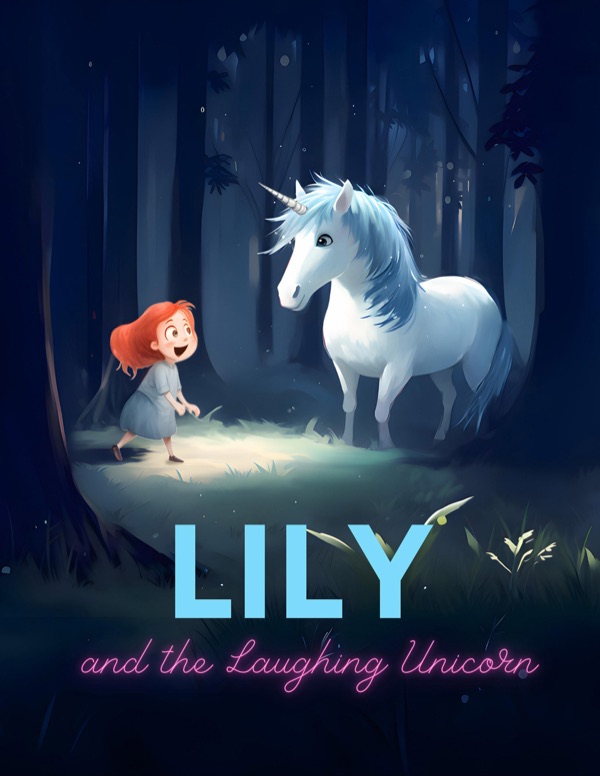 Cover illustration for Lily and the Laughing Unicorn