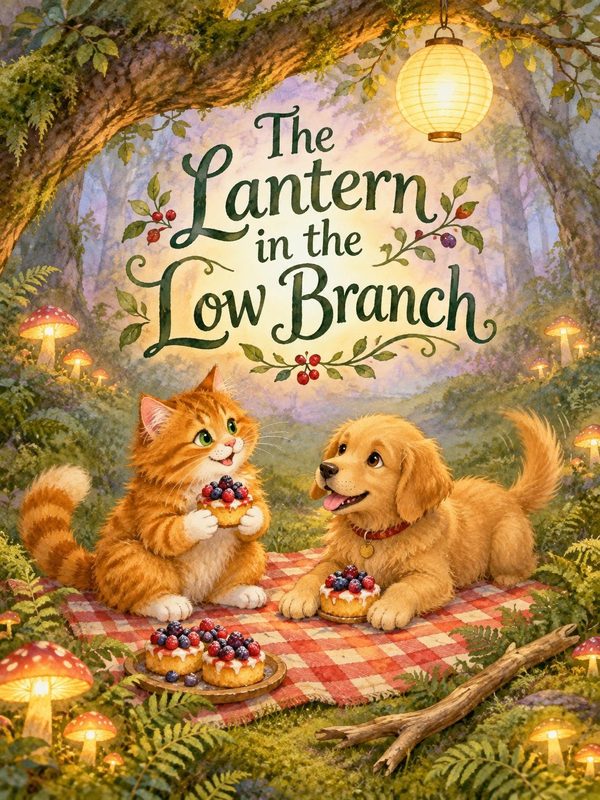 Cover illustration for The Lantern in the Low Branch