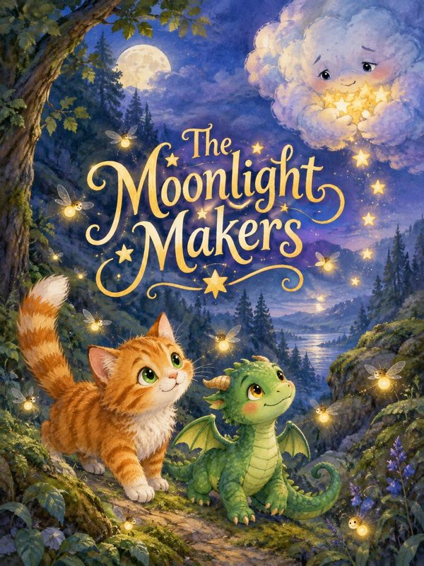 Cover illustration for The Moonlight Makers