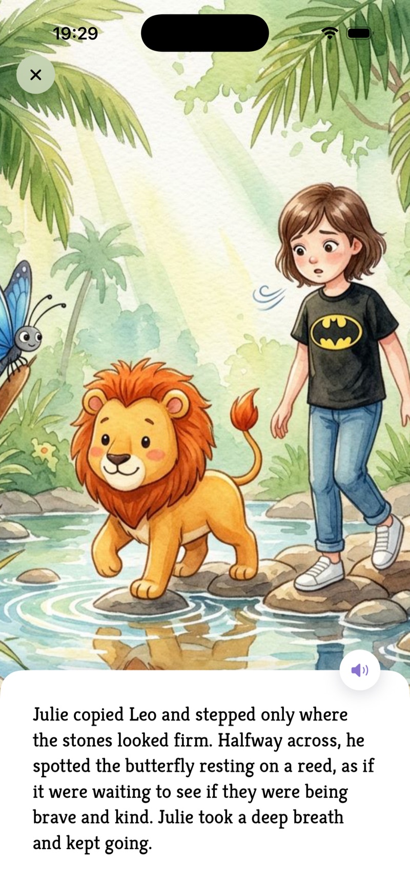 StorySafari quick story app screen 4